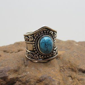 🔥HOT SALE 40% OFF🔥Sterling Silver Turquoise Ring